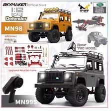 New Mn99S MN98 1:12 MN Model RTR Version RC Car 2.4G 4WD RC Rock Crawler Defende