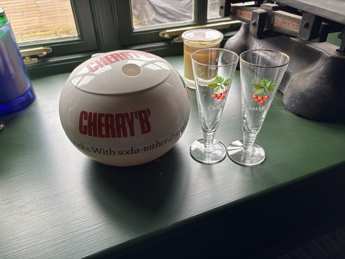 Cherry vintage ice bucket - ice,