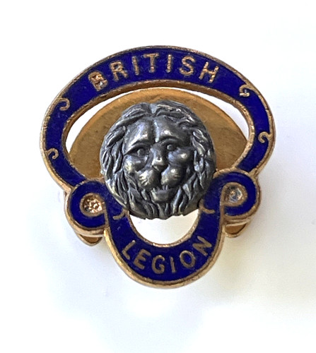 Vintage british legion enamel - vintage,