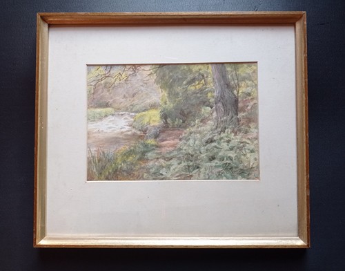 Old original watercolour - original,