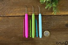 NEW Loom Hook & Needle Set Pink Green Blue For Knitter Knitting Spare Tool VAT