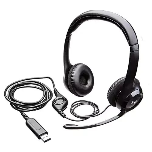 Logitech h390 wired headset - wired,