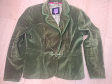 LADIES NESS GREEN VELVET SHORT