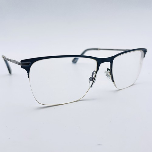 Police eyeglasses blue square - blue,