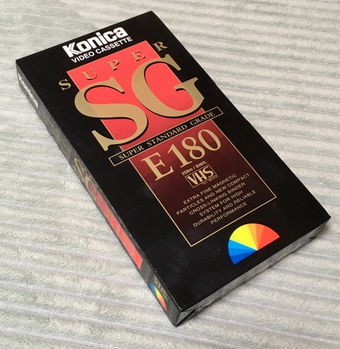 Vhs blank video tape konica - video,