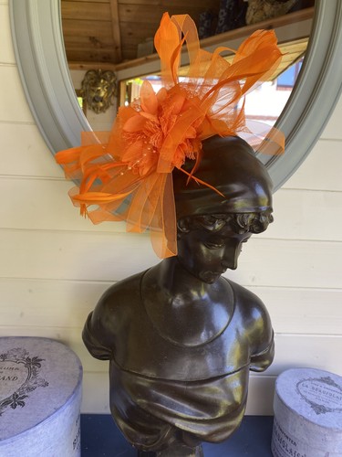 Stunning orange ribbon - ribbon, ,flower