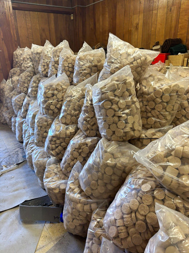 Beech wood briquettes 12kg - beech,