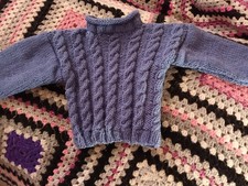 Chunky Cable Aran Jumper.