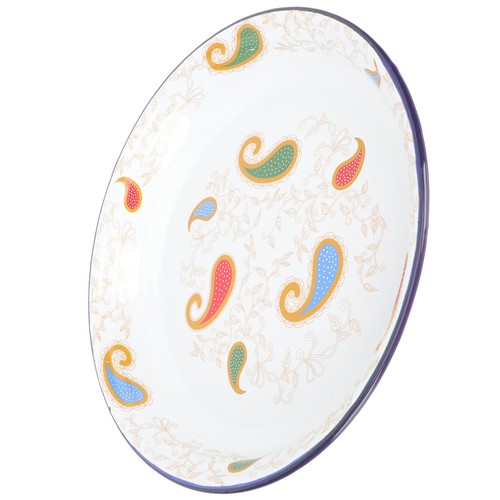 Reusable enamel serving plate - serving,