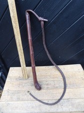 Antique Leather Riding Crop /