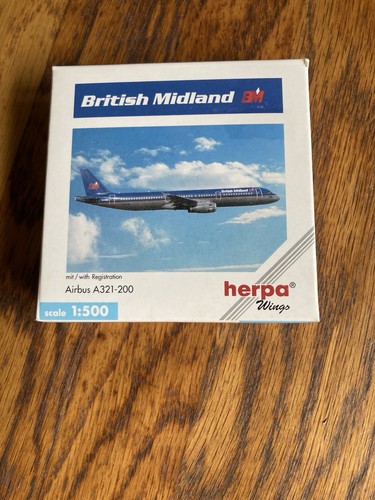 Herpa wings british midland - herpa,