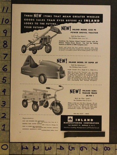 1954pedal car space jet inland - space,
