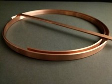 COPPER BAR, Copper Strip 4mm,7mm,9mm,12mm,14mm,16mm Wide x 2mm Thick