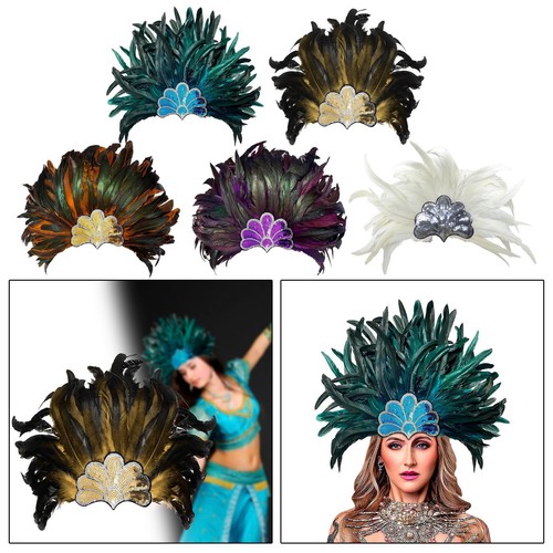 Feather headdress head - headdress,