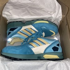 Retro Adidas Zx 8020 Trainers Size 7.5 Blue Yellow White Torsion 8000 9000 BNIB