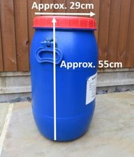 35ltr Plastic Barrel Red Screw