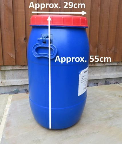 35ltr plastic barrel red screw - plastic,