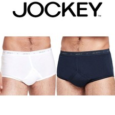 Jockey Y-Front Briefs Mens Comfy Cotton Underwear Undies Boxer Trunks Plus Size