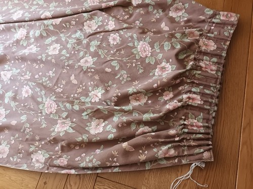 Pair vintage curtains pale - vintage,