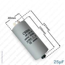 Universal 25uf Capacitor CBB60