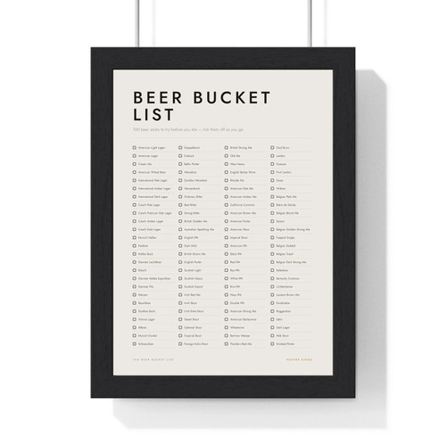 Beer bucket list - bucket, 100