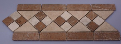 Red travertine arrow border - arrow,