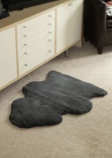 British Dark Grey Sheepskin