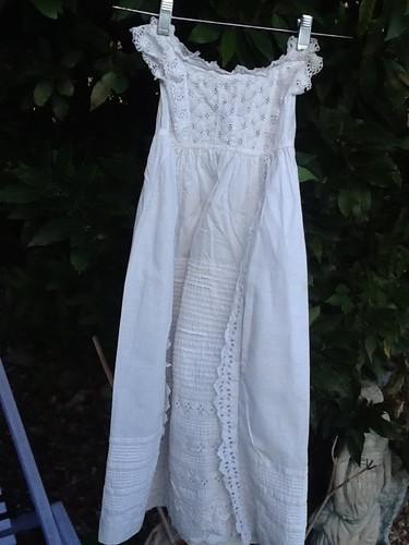 Vintage white cotton - vintage,