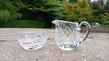 VIntage Waterford Crystal Cream Jug & Sugar Set (2)