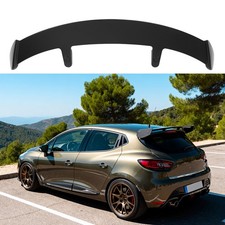 For Renault Clio MK3 MK4 MK5 Car Rear Roof Top Spoiler Wing Extension Lip Matte