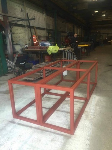 Custom steel stand made - steel,