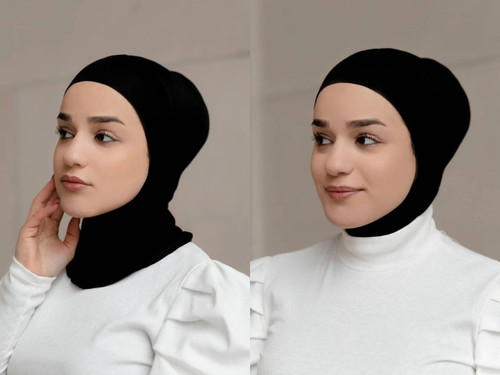 Ninja bonnet black women - bonnet,