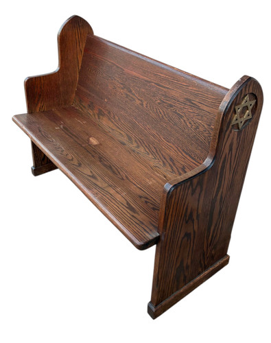 Antique synagogue bench church - antique,