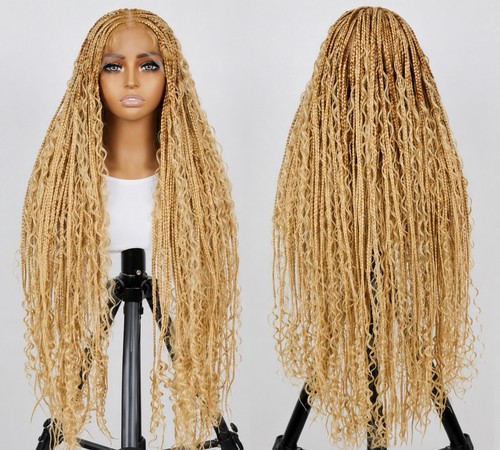 Blonde boho knotless - 36”,