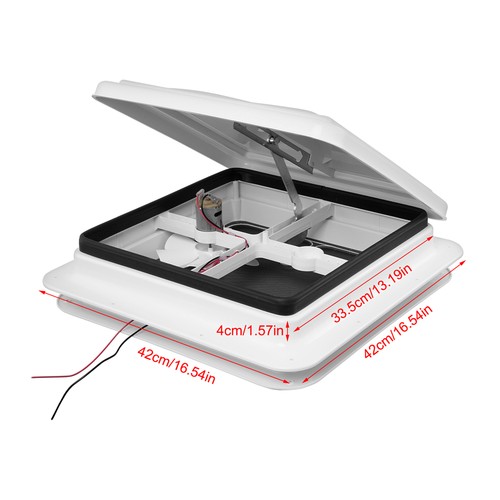 420x420mm roof vent fan camper - 420x420mm,