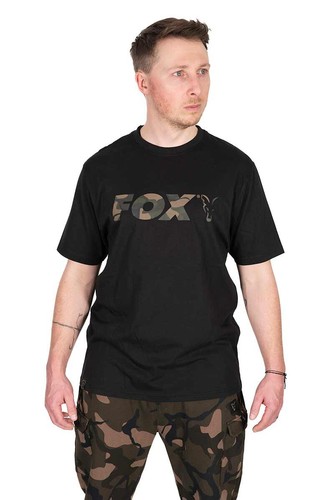 Fox black camo logo t - black, /