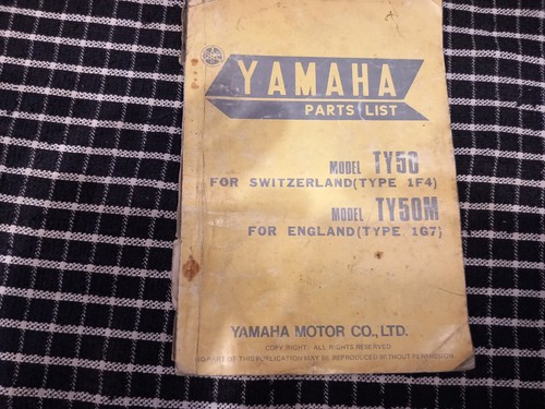 Yamaha ty50 ty50m - ty50/ty50m, parts