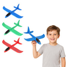 23cm Foam Glider Planes for Kids –Hand Launch Flying Toy Aeroplanes Outdoor Play