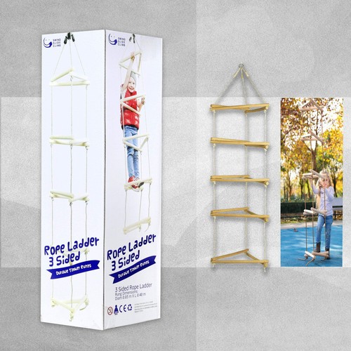 Sided kids timber - kids, rope
