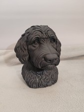 Labradoodle bust ornament - ornament, –