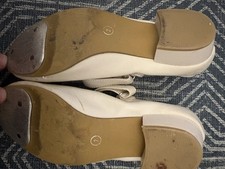 Girls Black Low Heeled Tap