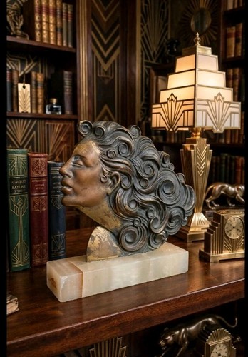 Unusual art deco woman - art,