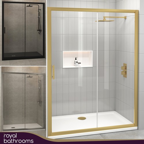 Sliding shower enclosure door - shower,