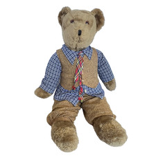 30" Alresford Crafts England Town Mill Brown Teddy Bear Plush Stuffed Outfit