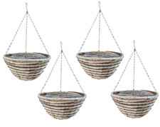 4 x Hanging Baskets 12" Two