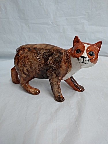 Vintage hand painted - manx, cat