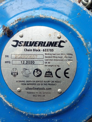 Silverline tonne hoist - tonne,
