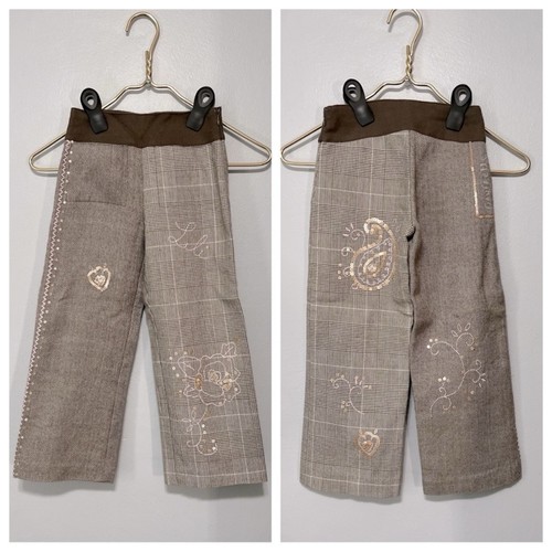 Lili gaufrette tweed pants - lili,