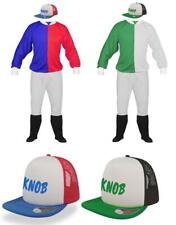 Adults Knob Jockey Jodphurs Top & Hat Stag Hen Party Night Fancy Dress Costume