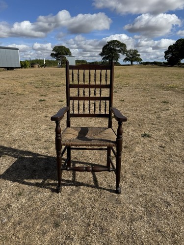 Victorian spindle back chair - back,